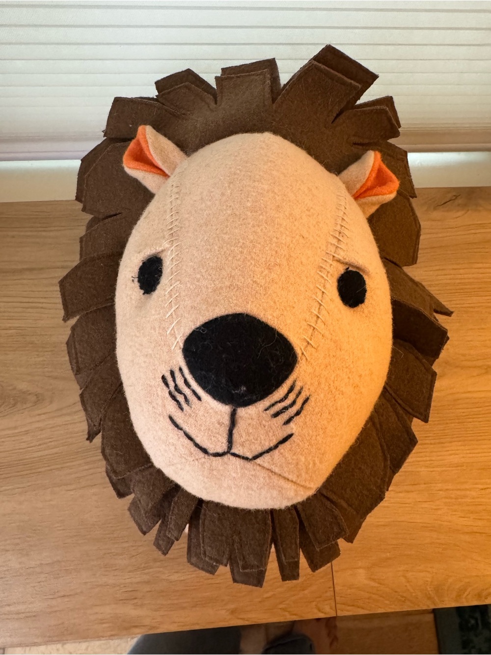 PILLOWFORT Plush Lion Head Wall Decor